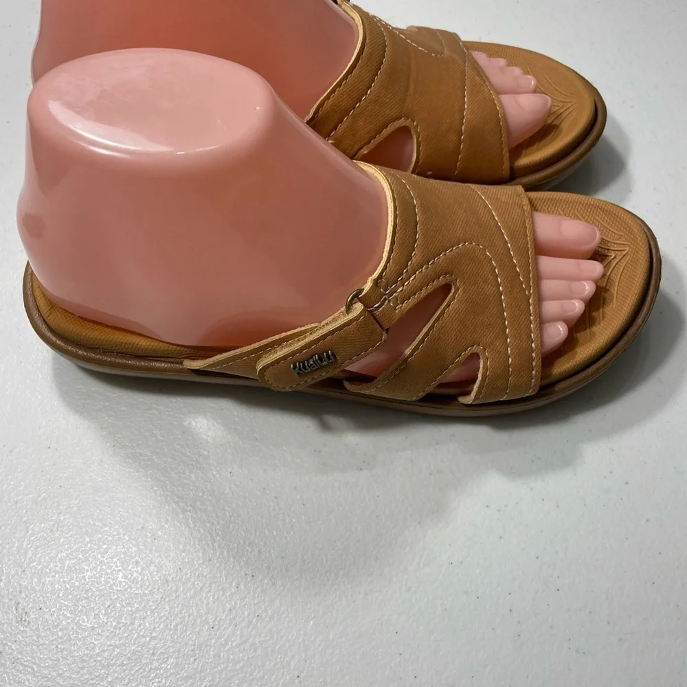 Kuailu Brown Open-Toe Sandals Size 7 SB-80